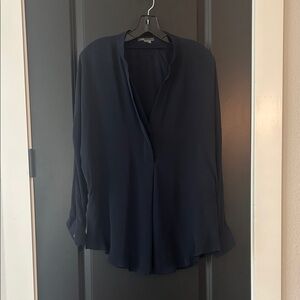 Vince Deep Blue Women's Blouse
